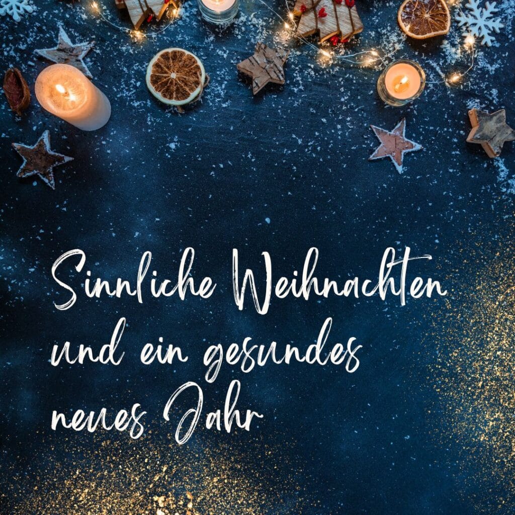 Dunkelblau Gold Weihnachtlich Festlich Weihnachtsmarkt Einladung Weihnachten Familie Instagram Post