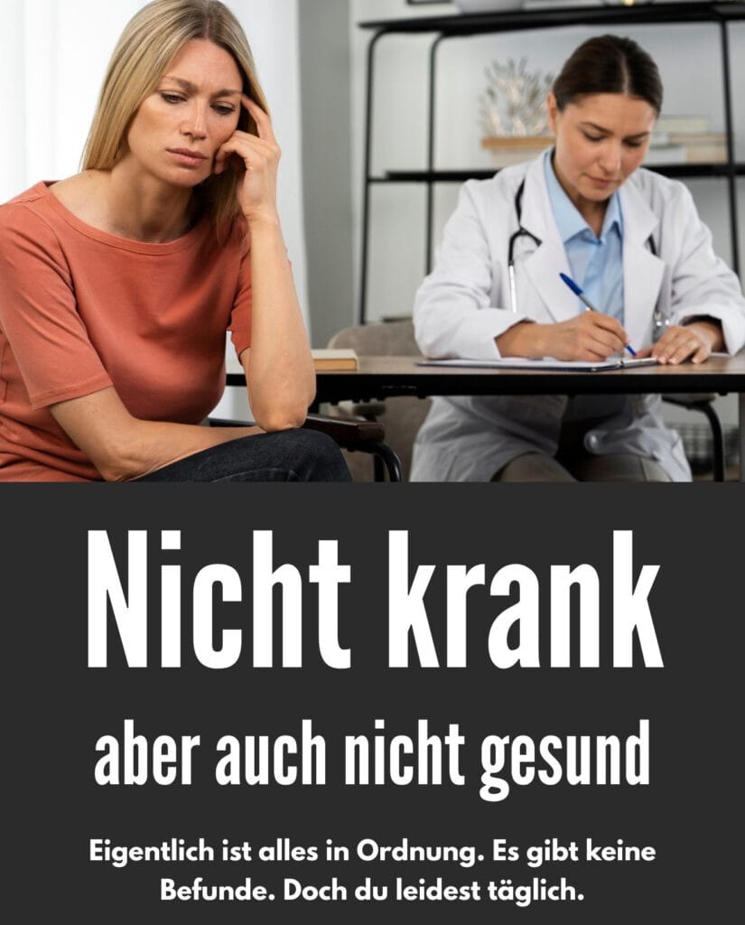 Nicht krank aber auch nicht gesund